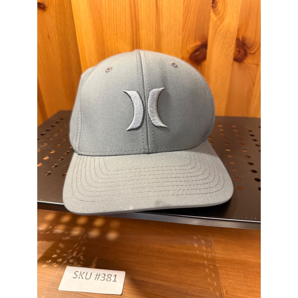 Hurley Phantom Flexfit Gray Baseball Cap L-XL Nike‎ Dri-FIT Stretch Hat